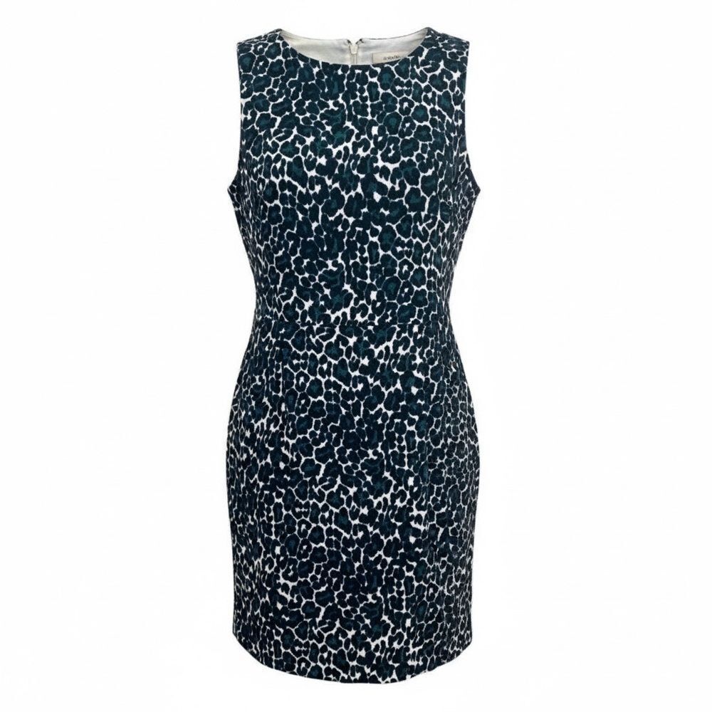 J. Crew Leopard Print Sleeveless Dress
